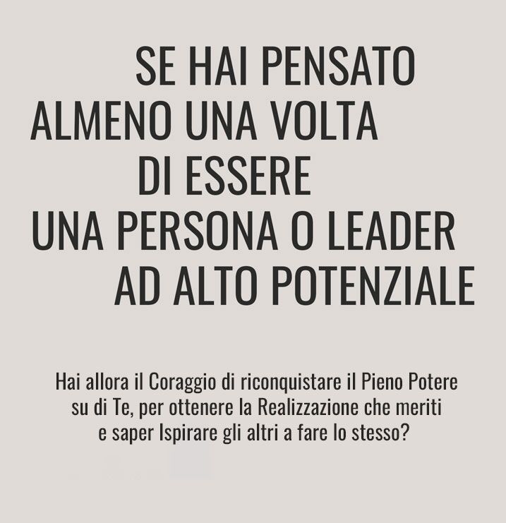 Alto Potenziale leader